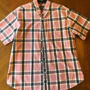 Eddie Bauer Short Sleeve Plaid Shirt